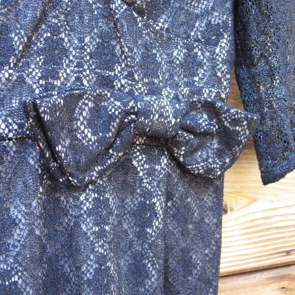 Marc Jacobs Lace Bow Cocktail Mini Dress - Picture 5 of 8